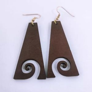 Wood earrings